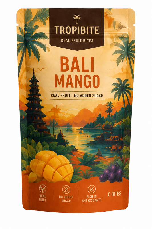 TropiBite Bali Mango Pineapple fruit bites pouch